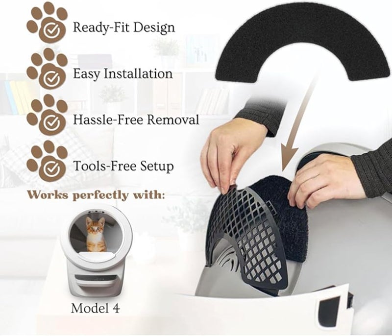 8 Pcs Carbon Filters Compatible With Litter Robot 4 Odor Control Replacement - Image 5